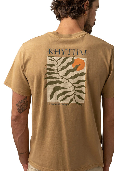 Rhythm Fern Vintage T-Shirt - Incense - On Model Back