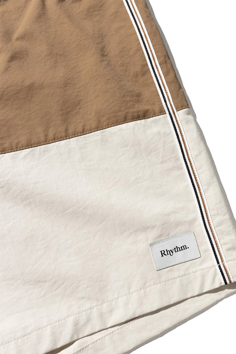 Rhythm Heritage Splice Trunk - Butterscotch - Label detail front left