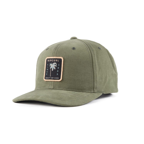 Rip Curl Custom Snapback Cap - Dark Olive