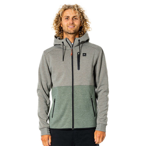 Rip Curl Departed Anti Series Departed Zip Through Jacket - Dusty Olive