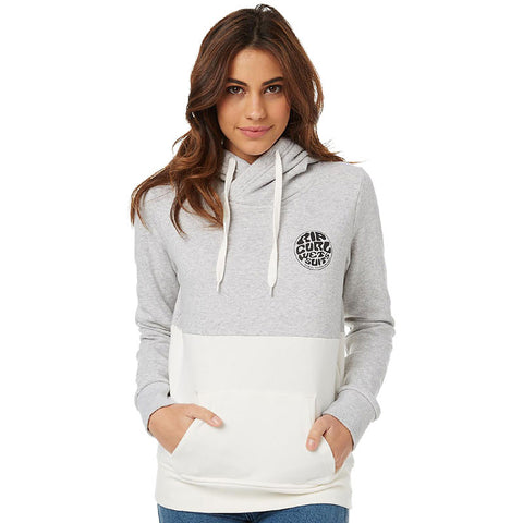 Rip Curl Fifty Fifty Hoodie - Light Grey Heather