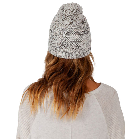 Rip Curl Flecker Pom-Pom Beanie - Beige