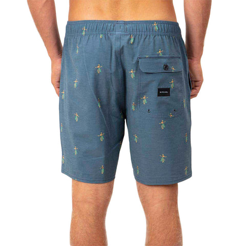Rip Curl Luau Volley 18" Shorts - Washed Navy