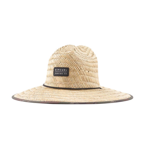 Rip Curl Mix Up Straw Hat - Dark Olive