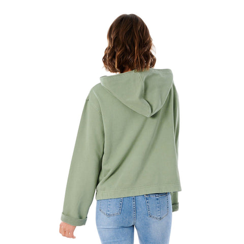 Rip Curl Organic Fleece Hoodie - Green