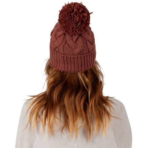 Rip Curl Powder Pom-Pom Beanie - Dusty Rose