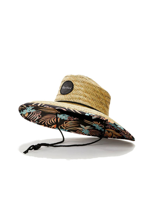 Rip Curl Sun Dance Straw Hat - Natural-Tipped up view