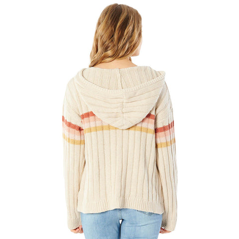 Rip Curl Sunshine Stripe Sweater - Bone