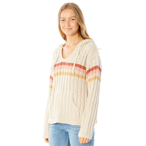 Rip Curl Sunshine Stripe Sweater - Bone