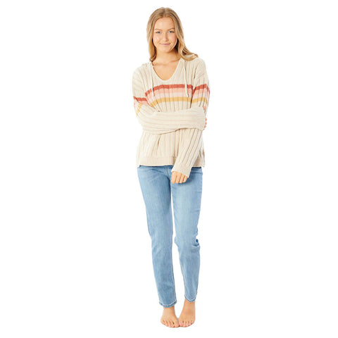 Rip Curl Sunshine Stripe Sweater - Bone