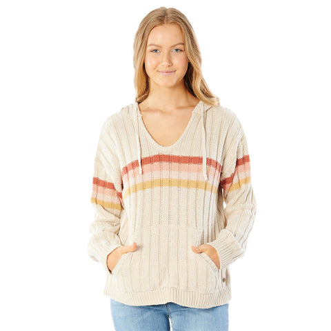 Rip Curl Sunshine Stripe Sweater - Bone