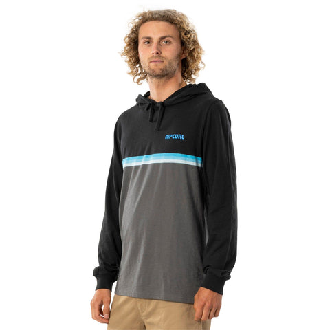 Rip Curl Surf Revival Hooded Long Sleeve - Black