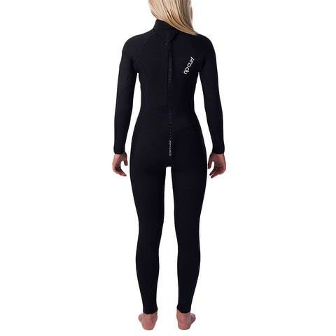 Rip Curl Women's Dawn Patrol 5/3 Back Zip Wetsuit - Black