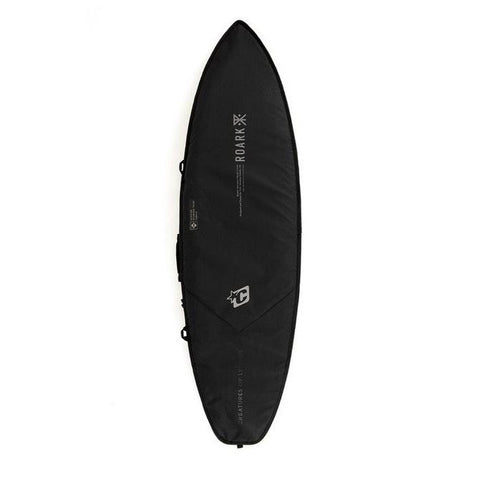 Roark Revival X Creatures Of Leisure Adventure Ready Shortboard Double DT2.0 Boardbag - Black Military