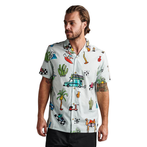 Roark Always Right Button Up Shirt - Off White