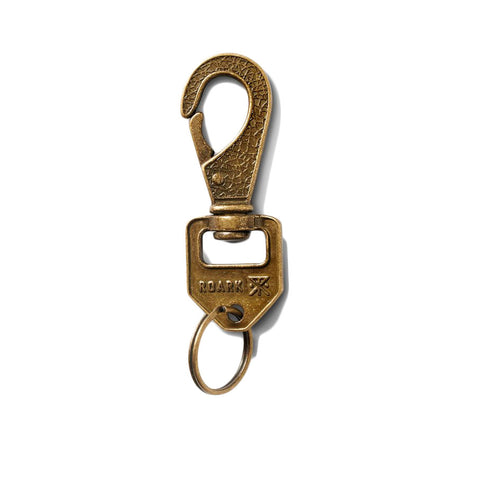 Roark Cleaver Key Clip - Antique Brass