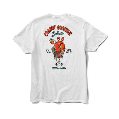 Roark Crabby Cocktail Staple Tee - White