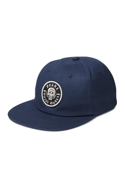 Roark Guideworks 6 Panel Strapback Hat - Blue