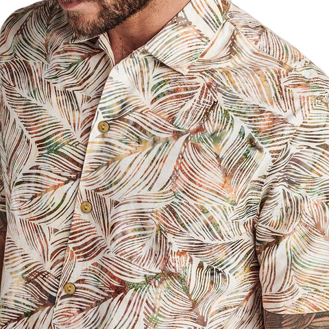 Roark Java Leaf Short Sleeve Shirt - Multi Color