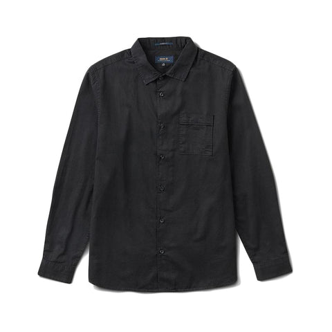 Roark Well Worn L/S Button Up Shirt - Black