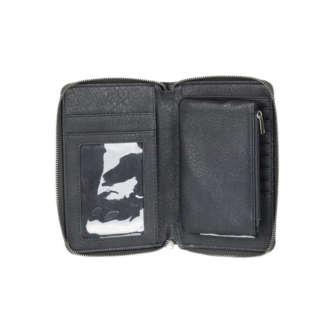 Roxy Back In Brooklyn Zip Around Wallet - Anthracite (Old)