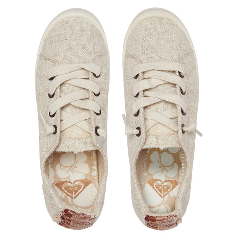Roxy Bayshore III Lace Up Shoes - Tan / Gold