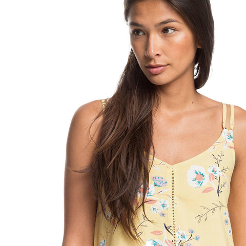 Roxy Blissing Me Strappy Romper - Sahara Sun On The River