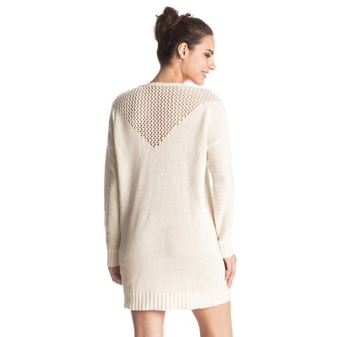Roxy Borrowed Time Sweater Dress - Pristine