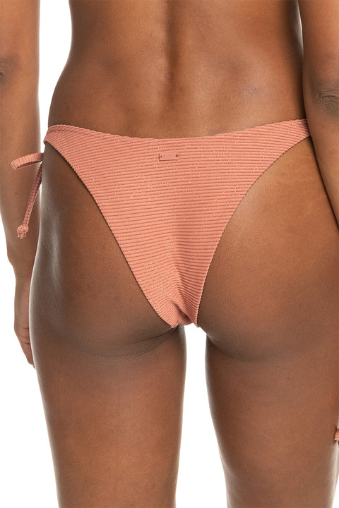 Roxy Coconut Crew Cheeky Bikini Bottoms - Cedar Wood - Back