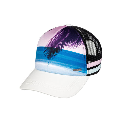Roxy Dig This Paradise Flag Trucker Hat - Anthracite