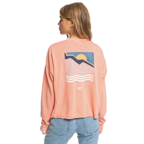 Roxy Dream Believer C Sweatshirt - Tawny Orange