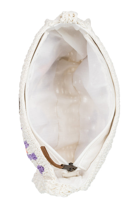 Roxy Fresh Iris Small Crossbody Bag - Tapioca - Inside