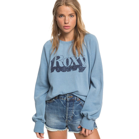 Roxy Goofy Foot Oversized Sweatshirt - Blue Heaven