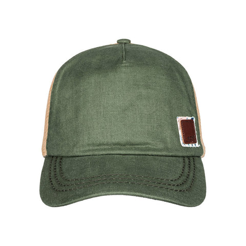 Roxy Incognito Straw Baseball Hat - Oil Green