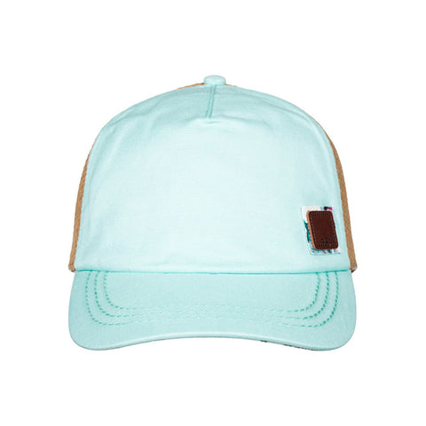 Roxy Incognito Straw Baseball Hat - Pastel Turquoise