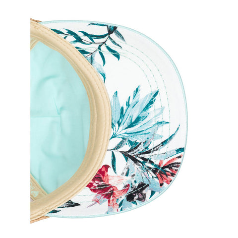 Roxy Incognito Straw Baseball Hat - Pastel Turquoise