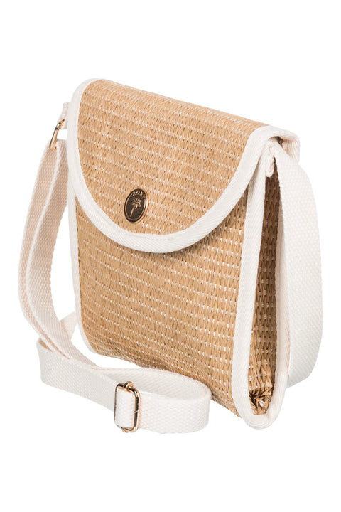 Roxy Island Key Small Crossbody Bag - Natural - Side