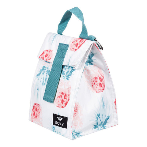 Roxy Lunch Hour Insulated Lunch Bag - Marshmallow Big Pineapple