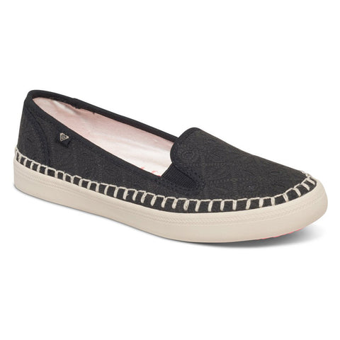 Roxy Malibu Espadrilles Slip On Shoes - Black