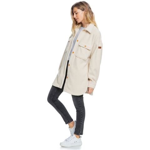 Roxy Over And Out Shirt Jacket - Tapioca