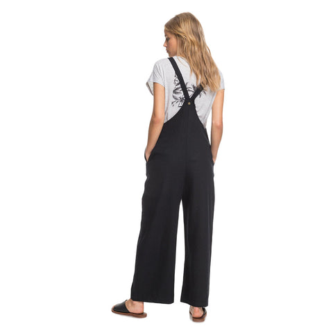 Roxy Pink Frost Dundaree-Style Jumpsuit - Anthracite