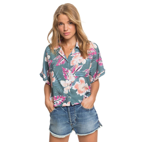 Roxy Possible Maybe Boxy Short Sleeve Shirt - North Atlantic Heritage Hawaii
