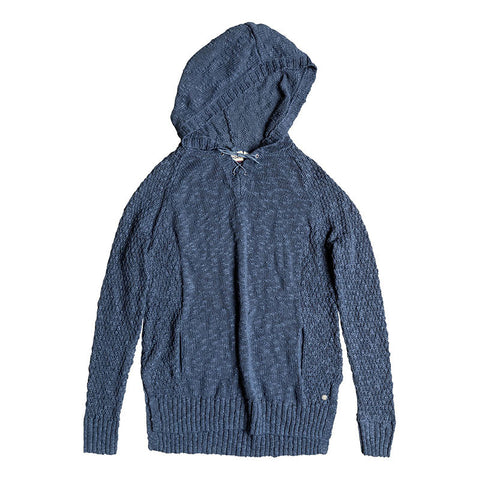 Roxy Smooth And Sassy Hooded Sweater - China Blue