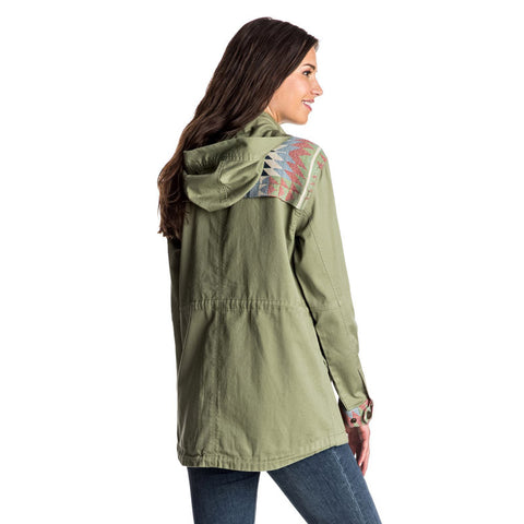 Roxy Sultanis Military Jacket - Oil Green