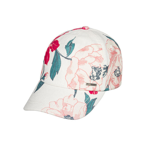 Roxy Sun Is Shining Baseball Hat - Ivory Cream New Flowers