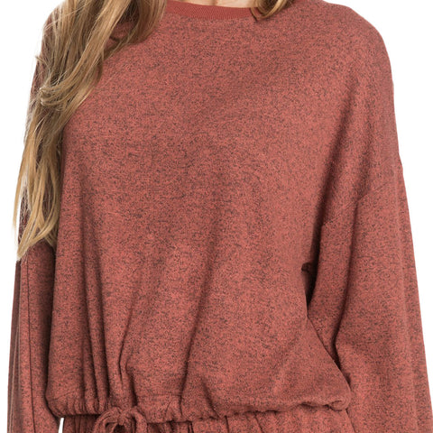 Roxy Super Chill Long Sleeve Top - Marsala