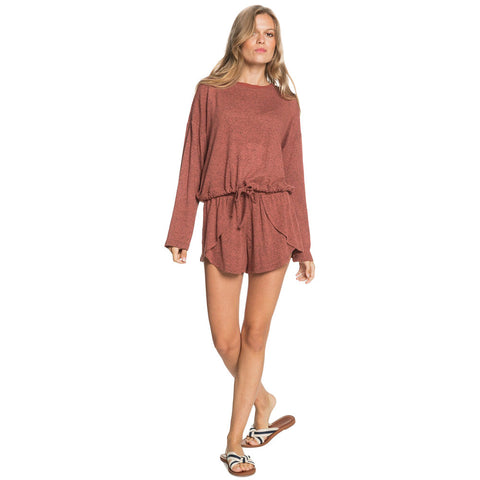 Roxy Super Chill Long Sleeve Top - Marsala