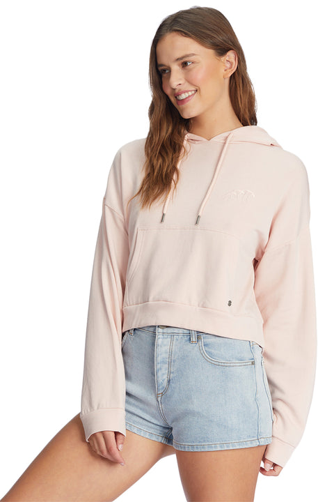 Roxy Surfing By Daylight Hoodie - Peach Whip - Side