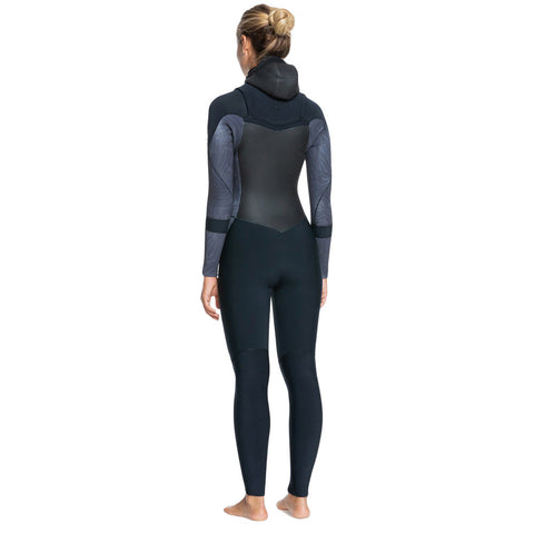 Roxy Women's Syncro 5/4/3 Hooded Wetsuit - Jet / Black