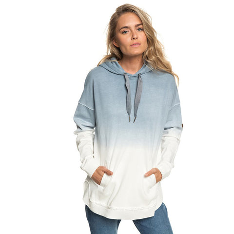 Roxy Time Has Come Poncho Hoodie - Blue Mirage Heather